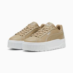 ウィメンズ カルメン 2 レザー スニーカー, Oak Branch-Oak Branch-PUMA Silver, extralarge-JPN