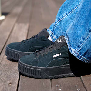 ウィメンズ テニス カーメン 2 SD シューズ, PUMA Black-PUMA Black-PUMA Silver, extralarge-JPN