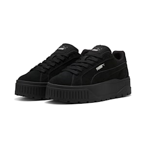 ウィメンズ テニス カーメン 2 SD シューズ, PUMA Black-PUMA Black-PUMA Silver, extralarge-JPN
