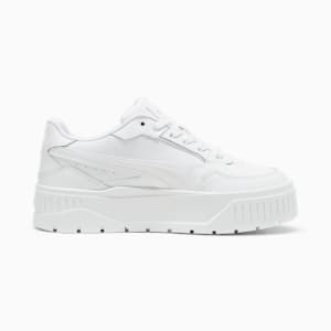 Karmen II Idol Women's Sneakers, PUMA White-PUMA White-PUMA Silver, extralarge