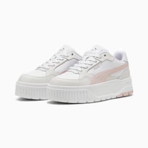 Karmen II Idol Women's Sneakers, PUMA White-Mauve Mist-Feather Gray, extralarge