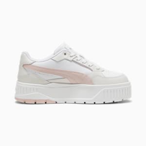 Karmen II Idol Women's Sneakers, PUMA White-Mauve Mist-Feather Gray, extralarge