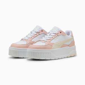 Karmen II Idol Women's Sneakers, PUMA White-Alpine Snow-Rose Quartz, extralarge