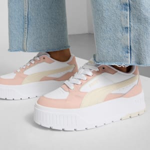 Tenis para mujer Karmen II Idol, PUMA White-Alpine Snow-Rose Quartz, extralarge