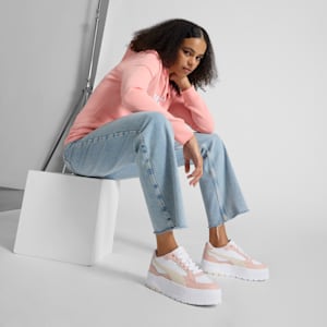 Tenis para mujer Karmen II Idol, PUMA White-Alpine Snow-Rose Quartz, extralarge