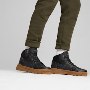 Rebound Abrupt Sneakers Unisex, PUMA Black-Shadow Gray-Bronze, extralarge