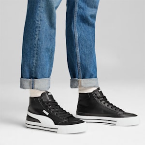 Sneakers Court Classic Vulc Retro C Homme, PUMA Black-PUMA White, extralarge