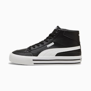 Sneakers Court Classic Vulc Retro C Homme, PUMA Black-PUMA White, extralarge