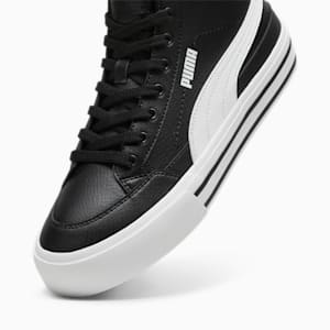 Sneakers Court Classic Vulc Retro C Homme, PUMA Black-PUMA White, extralarge