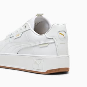 Carina Street Lux Sneakers Women, PUMA White-PUMA White-PUMA Gold, extralarge