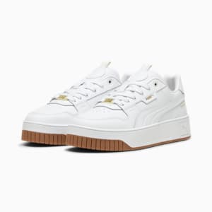 Carina Street Lux Sneakers Women, PUMA White-PUMA White-PUMA Gold, extralarge