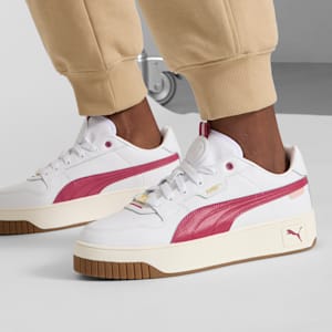 Carina Street Lux Sneakers Women, PUMA White-Port-PUMA Gold, extralarge