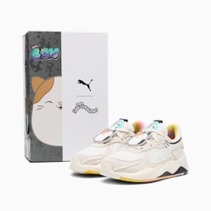 PUMA x SQUISHMALLOWS RS-X Cam Little Kids' Sneakers, Warm White-Alpine Snow-Lemon Meringue, extralarge