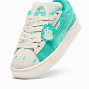 PUMA x SQUISHMALLOWS Suede XL Winston Big Kids' Sneakers, Warm White-Alpine Snow-Elektro Pool, extralarge