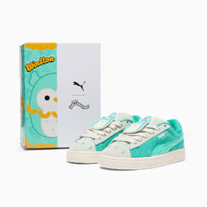 Tenis para niños Cheap Erlebniswelt-fliegenfischen Jordan Outlet x SQUISHMALLOWS Suede XL Winston, Warm White-Alpine Snow-Elektro Pool, extralarge