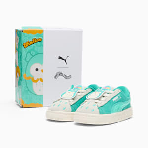 PUMA x SQUISHMALLOWS Suede XL Winston Toddlers' Sneakers, Warm White-Alpine Snow-Elektro Pool, extralarge