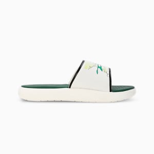 Softride Super Men's Slides, Vine-Warm White-Pure Green, extralarge-IND