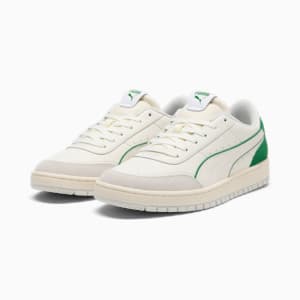 Premier Court Archive Men's Sneakers, Warm White-Archive Green, extralarge
