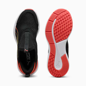 キッズ クルーズ プロフォーム イーズイン スニーカー 22-25cm, PUMA Black-Redmazing, extralarge-JPN