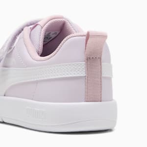 キッズ コートフレックス V3 V スニーカー 17-21cm, Lilac Frost-PUMA White-Rose Mauve, extralarge-JPN