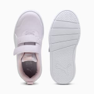 キッズ コートフレックス V3 V スニーカー 17-21cm, Lilac Frost-PUMA White-Rose Mauve, extralarge-JPN