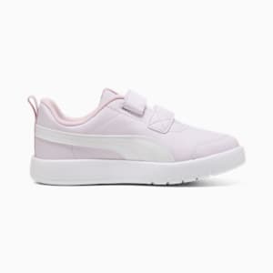 キッズ コートフレックス V3 V スニーカー 17-21cm, Lilac Frost-PUMA White-Rose Mauve, extralarge-JPN