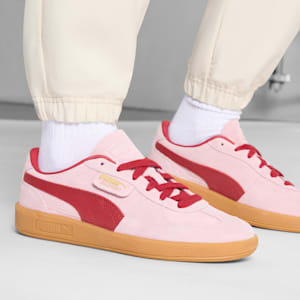 Zapatillas Palermo para mujer, Rose Mauve-Dark Crimson, extralarge