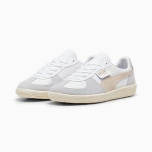 Palermo Leather Women's Sneakers, PUMA White-Rosebay-Sugared Almond, extralarge