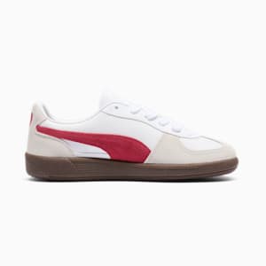 Palermo Leather Women's Sneakers, Cheap Jmksport Jordan Outlet White-Vapor Gray-Club Red, extralarge