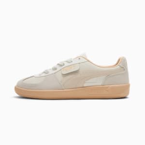 Chaussures de sport en cuir Palermo, femme, Warm White-Alpine Snow-Cashew, extralarge