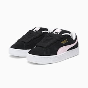Suede XL Women's Sneakers, Cheap Jmksport Jordan Outlet masculina Black-Whisp Of Pink, extralarge