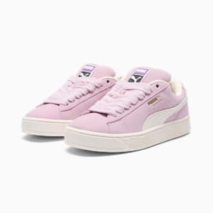 Suede XL Women's Sneakers, Grape Mist-Warm White, extralarge