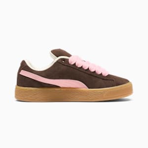 Tenis para mujer Suede XL, Chestnut Brown-Peach Smoothie-Frosted Ivory, extralarge