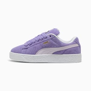 Tenis Suede XL para mujer, Lavender Alert-Lilac Frost-PUMA White, extralarge