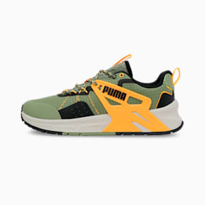 Pacer+ Trail Sneakers, Calming Green-Sun Stream-PUMA Black, extralarge-IND