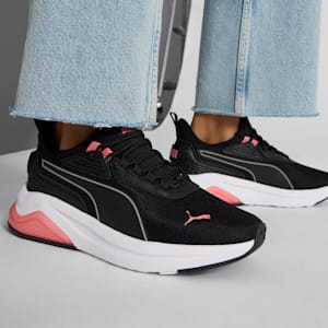 Tenis Amplifier para mujer, PUMA Black-Passionfruit-PUMA White, extralarge