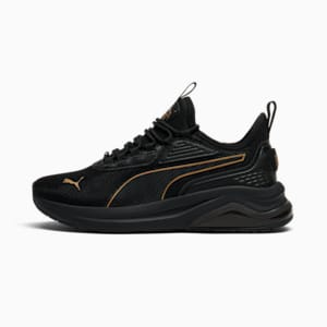 Tenis Amplifier para mujer, PUMA Black-PUMA Gold, extralarge