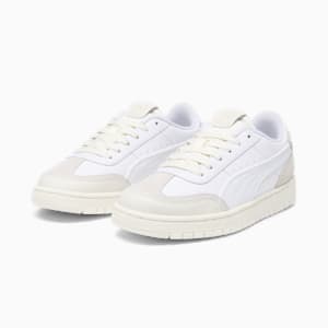 Tenis para mujer Premier Court, PUMA White-Vapor Gray-Frosted Ivory, extralarge