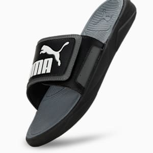 Gray puma slides hotsell