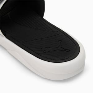 Royalcat Comfort Unisex Slides, PUMA White-PUMA Black, extralarge-IND