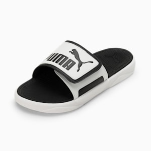 Royalcat Comfort Slides, PUMA White-PUMA Black, extralarge-IND