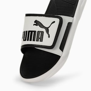 Royalcat Comfort Unisex Slides, PUMA White-PUMA Black, extralarge-IND