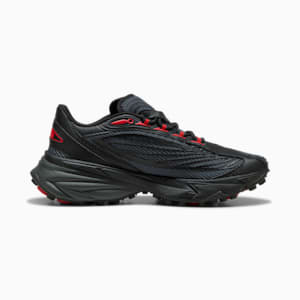 Spirex Ultra Mentality Men's Sneakers, Shadow Gray-PUMA Black-PUMA Red, extralarge