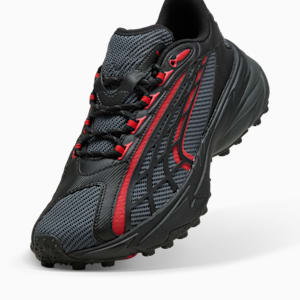 Spirex Ultra Mentality Men's Sneakers, Shadow Gray-PUMA Black-PUMA Red, extralarge