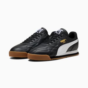 Roma Anniversario Men's Sneakers, PUMA Black-PUMA White-Puma Team Gold, extralarge