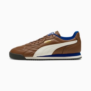 Tenis Roma Anniversario, Haute Coffee-Warm White-Vivid Blue, extralarge