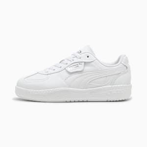 Palermo Moda Leather Sneakers Women, PUMA White, extralarge