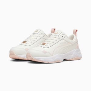 ウィメンズ シリア モード リュックス スニーカー, Warm White-Island Pink-PUMA White, extralarge-JPN