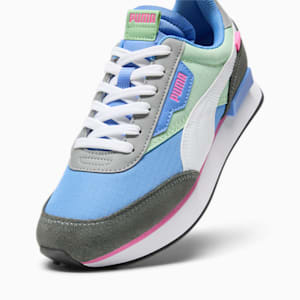 Zapatos deportivos Future Rider Play On para mujer, Blue Skies-Pure Green, extralarge