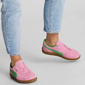 Tenis Palermo Special para mujer, Pink Delight-PUMA Green-Gum, extralarge